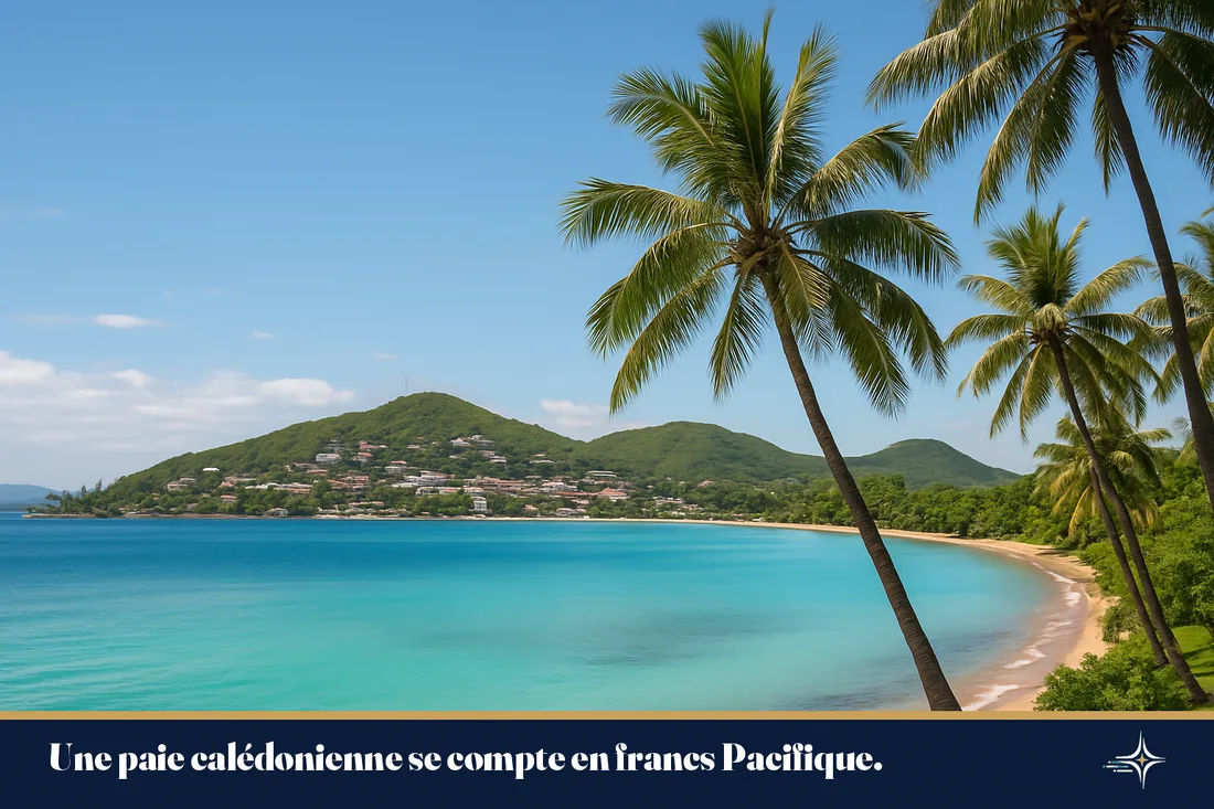 Vue de la baie de Nouméa en Nouvelle-Calédonie.